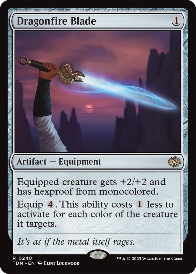 Dragonfire Blade-Tarkir: Dragonstorm-R-Normal