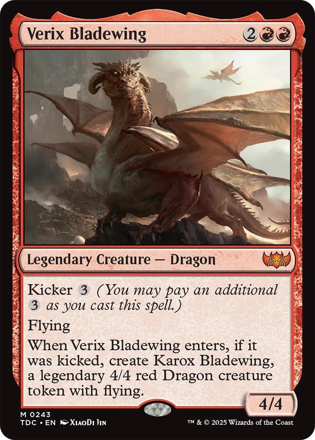 Verix Bladewing-Commander: Tarkir: Dragonstorm-M-Normal
