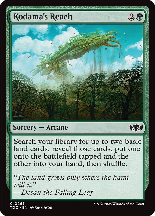 Kodama's Reach-Commander: Tarkir: Dragonstorm-C-Normal