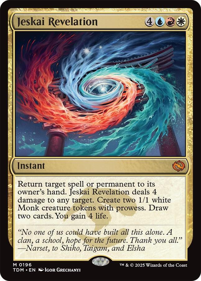 Jeskai Revelation-Tarkir: Dragonstorm-M-Normal
