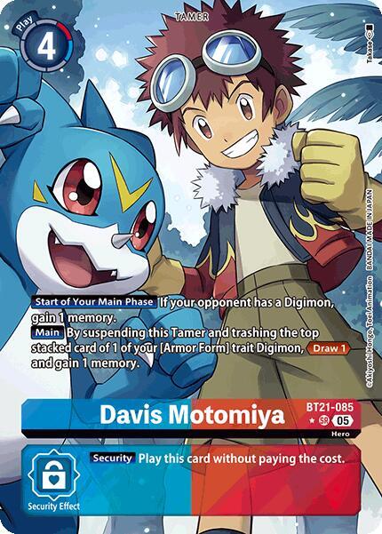 Davis Motomiya (Alternate Art)-World Convergence-Super Rare-Foil