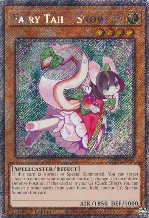 Fairy Tail - Snow (Platinum Secret Rare)-Quarter Century Stampede-Platinum Secret Rare-1st Edition