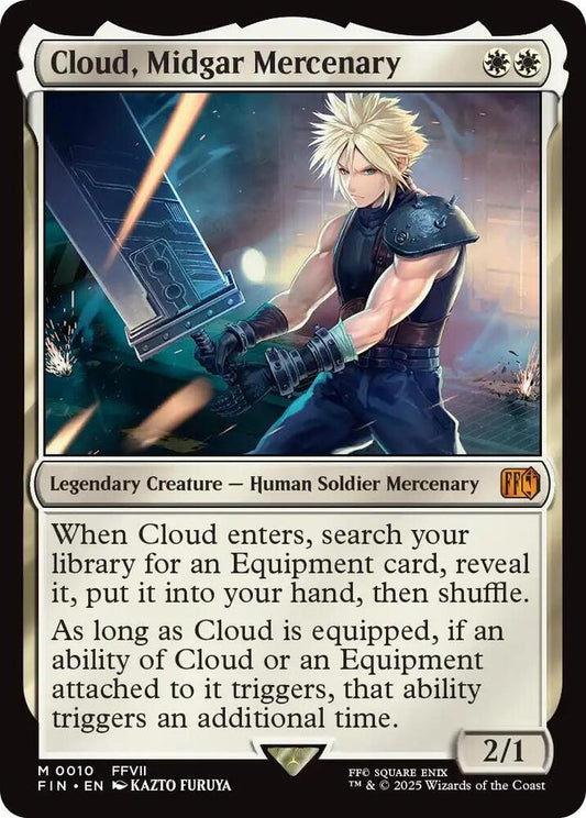 Cloud, Midgar Mercenary-FINAL FANTASY-M-Foil