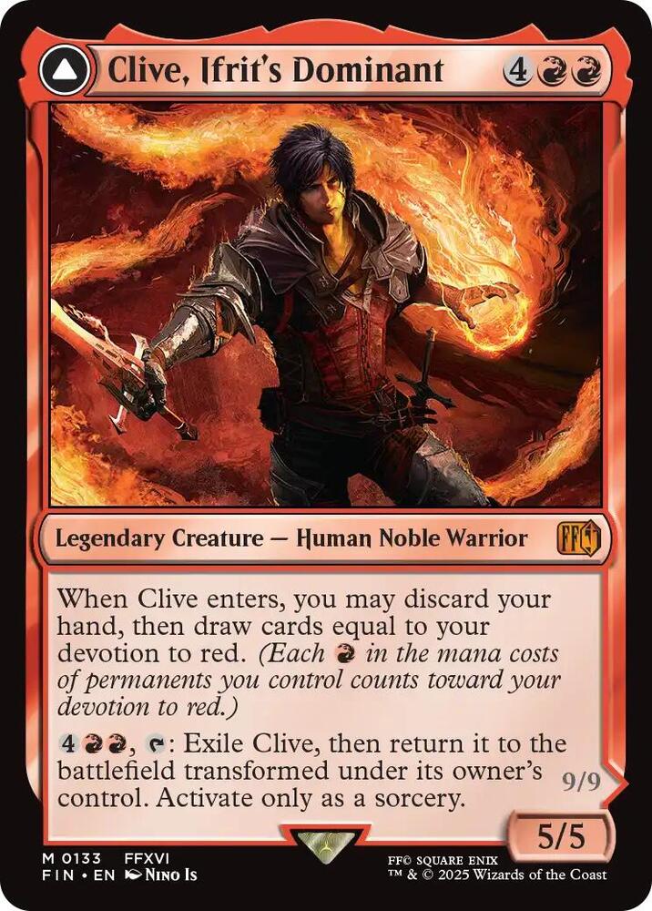 Clive, Ifrit's Dominant-FINAL FANTASY-M-Foil