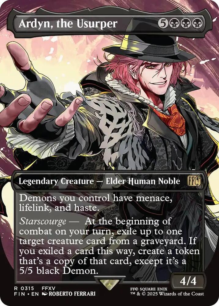 Ardyn, the Usurper (0315) (Borderless)-FINAL FANTASY-R-Foil