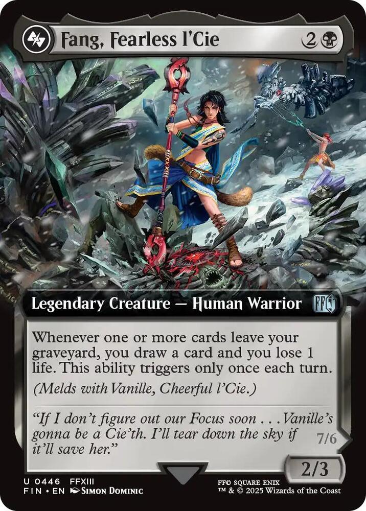 Fang, Fearless l'Cie (Extended Art)-FINAL FANTASY-U-Normal