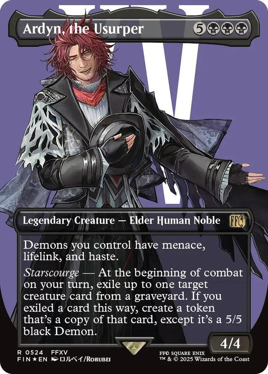 Ardyn, the Usurper (0524) (Borderless) (Surge Foil)-FINAL FANTASY-R-Foil