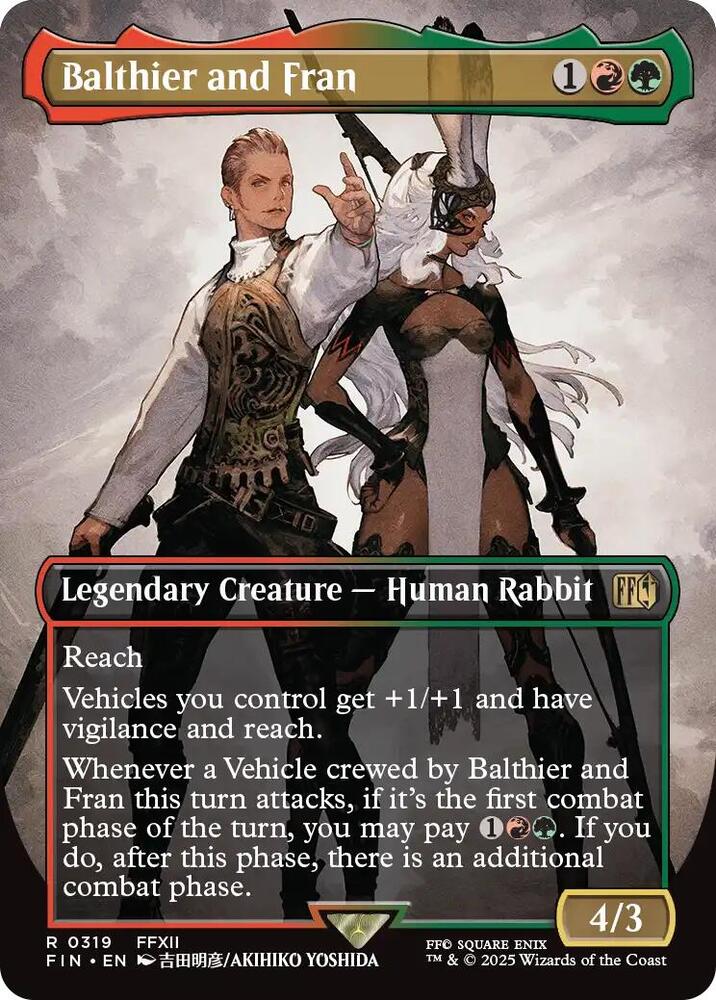 Balthier and Fran (0319) (Borderless)-FINAL FANTASY-R-Normal