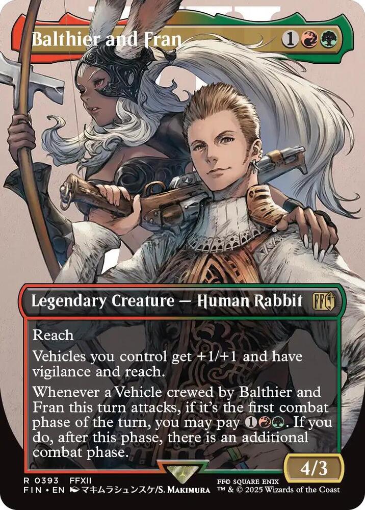 Balthier and Fran (0393) (Borderless)-FINAL FANTASY-R-Normal