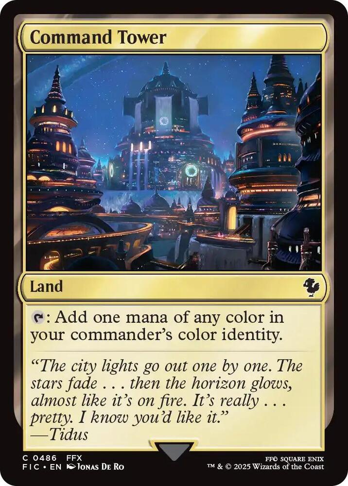 Command Tower (0486)-Commander: FINAL FANTASY-C-Normal