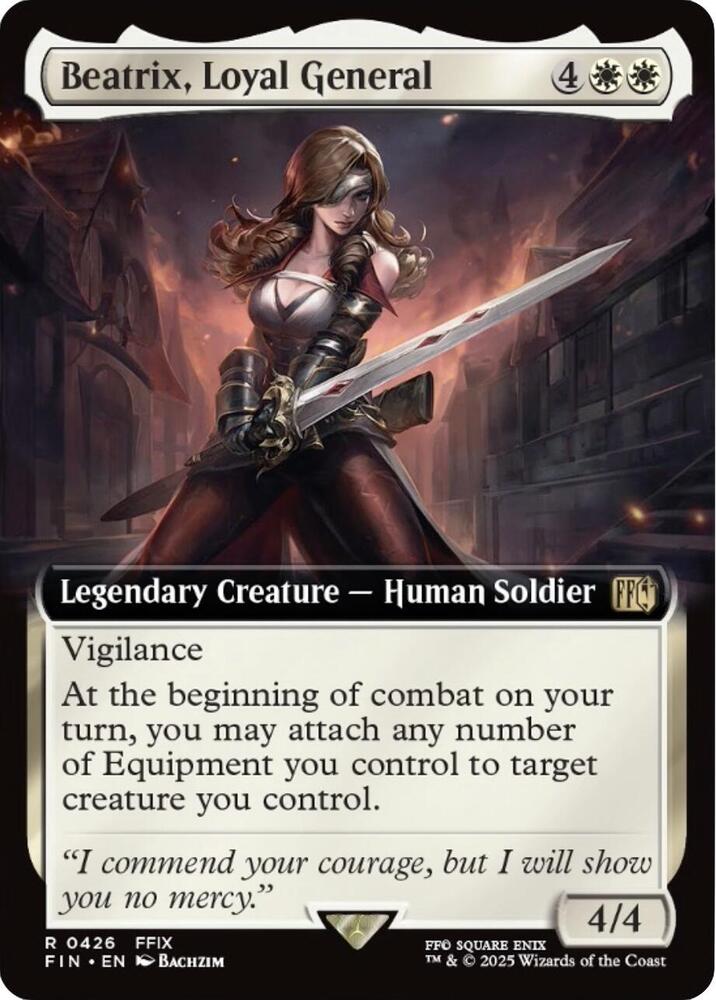 Beatrix, Loyal General (Extended Art)-FINAL FANTASY-R-Normal
