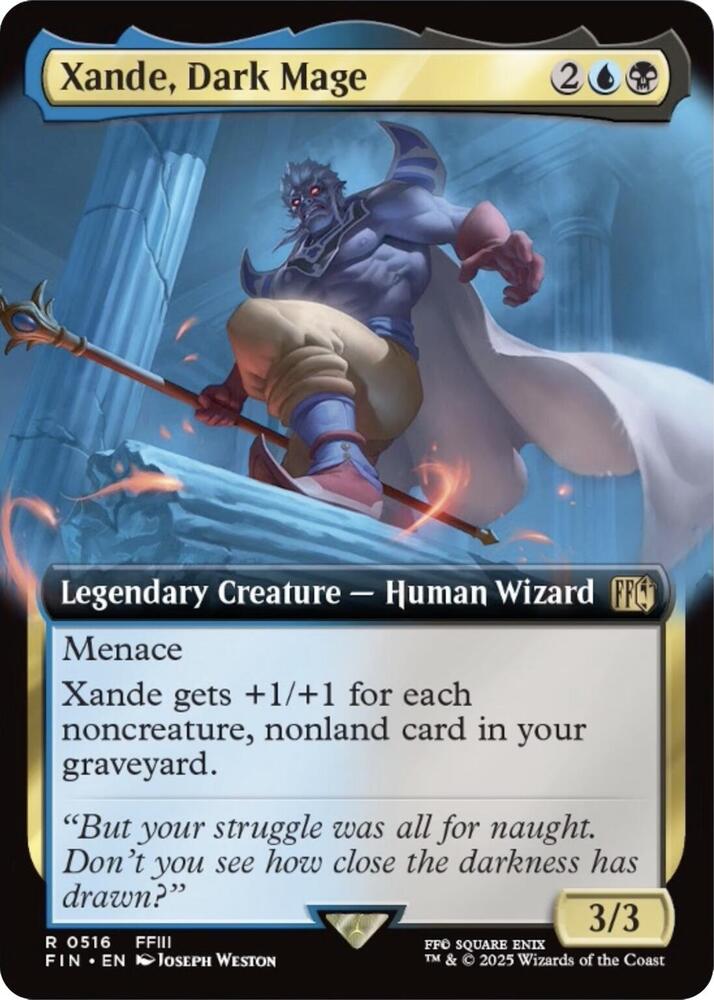 Xande, Dark Mage (Extended Art)-FINAL FANTASY-R-Normal