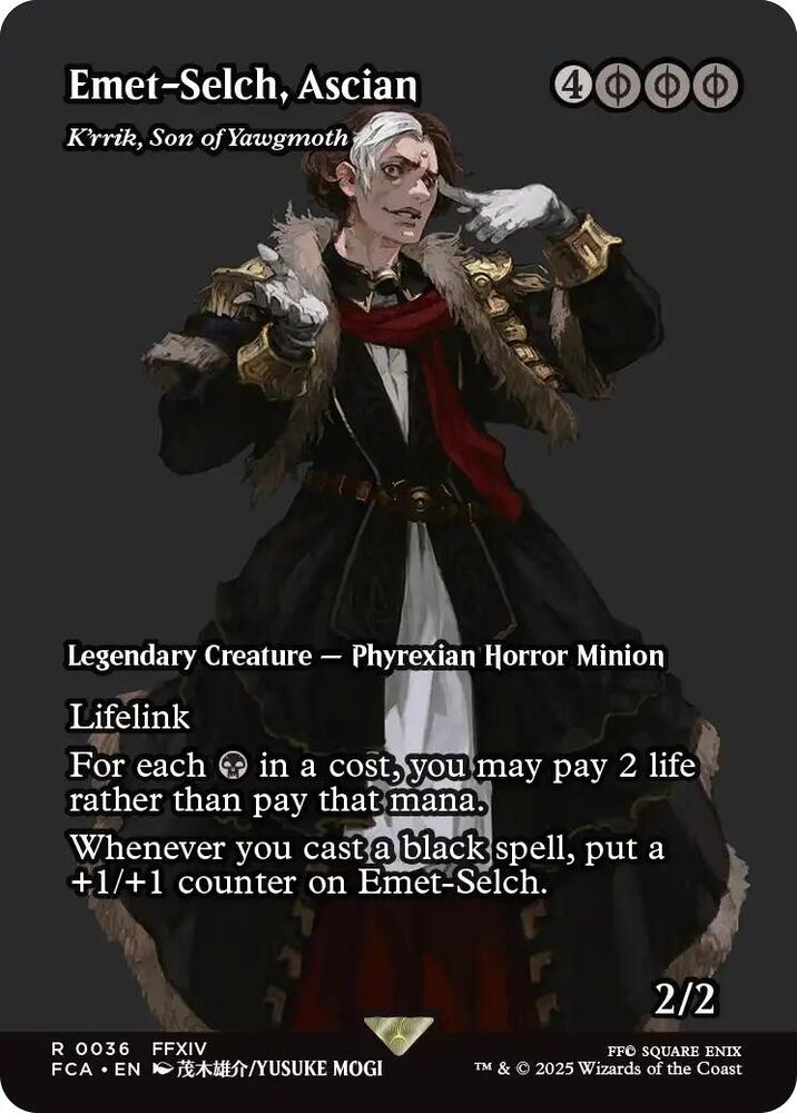 Emet-Selch, Ascian - K'rrik, Son of Yawgmoth (Showcase)-FINAL FANTASY: Through the Ages-R-Normal