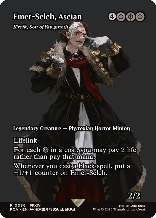 Emet-Selch, Ascian - K'rrik, Son of Yawgmoth (Showcase)-FINAL FANTASY: Through the Ages-R-Normal