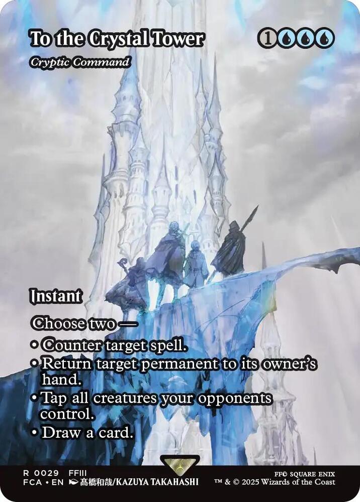 To the Crystal Tower - Cryptic Command (Showcase)-FINAL FANTASY: Through the Ages-R-Foil