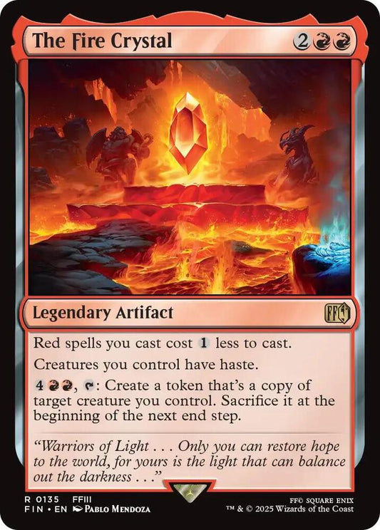 The Fire Crystal-FINAL FANTASY-R-Foil