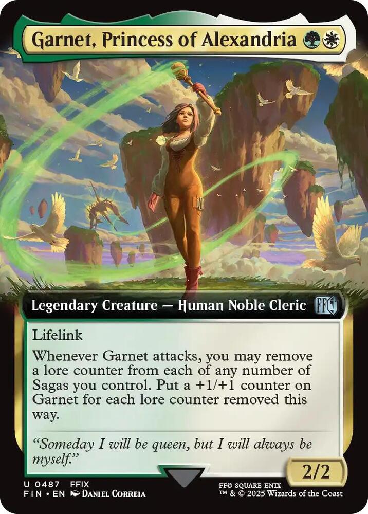 Garnet, Princess of Alexandria (Extended Art)-FINAL FANTASY-U-Normal