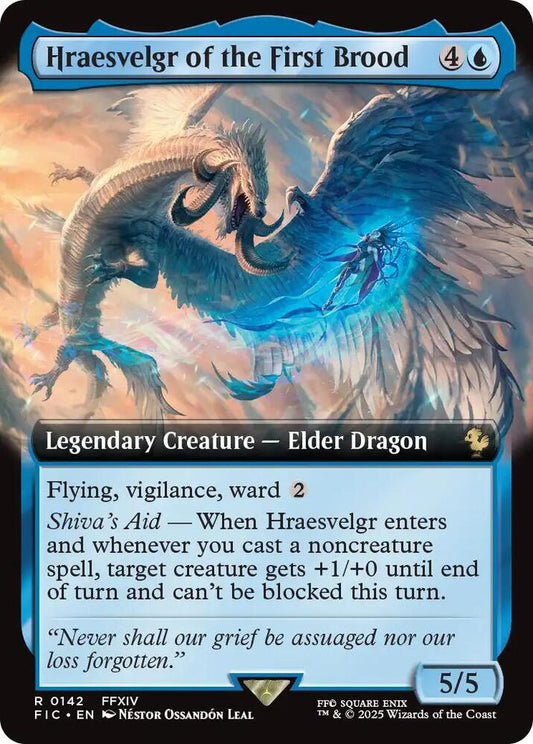 Hraesvelgr of the First Brood (Extended Art)-Commander: FINAL FANTASY-R-Normal