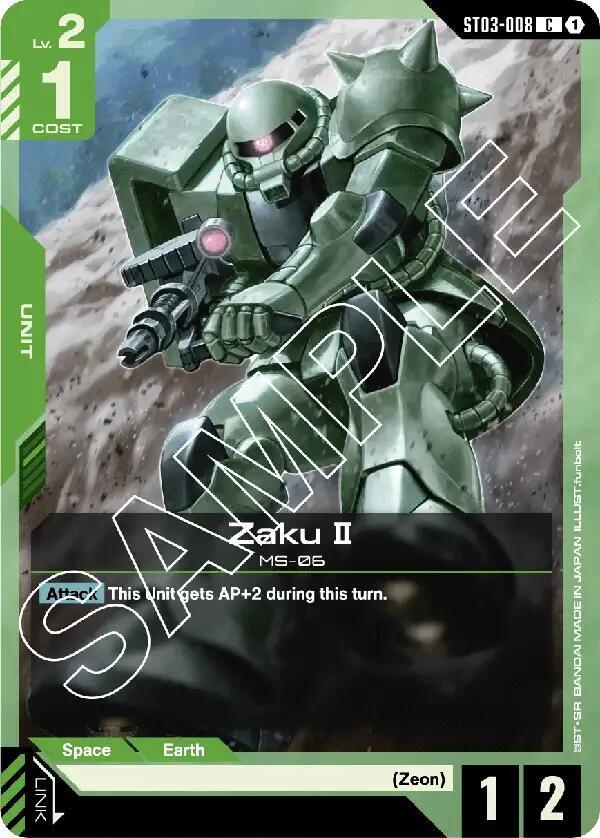 Zaku II-Starter Deck 03: Zeon's Rush-Common-Normal