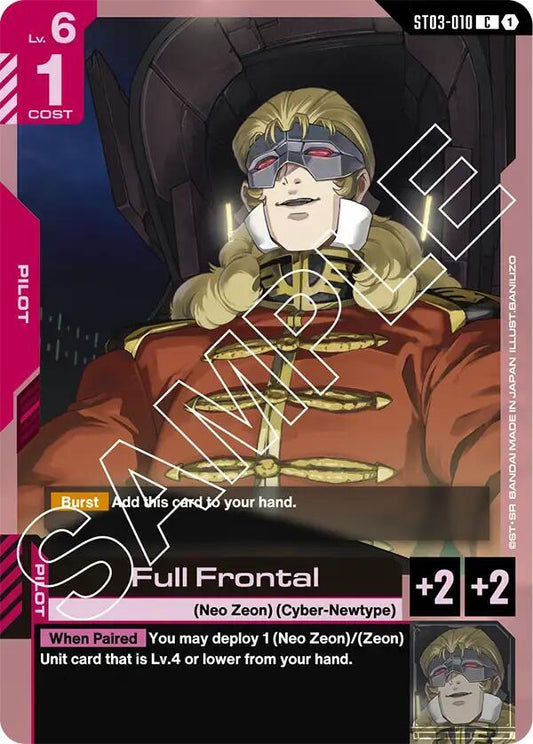 Full Frontal-Starter Deck 03: Zeon's Rush-Common-Normal