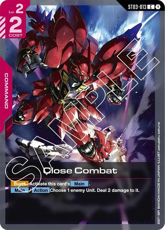 Close Combat-Starter Deck 03: Zeon's Rush-Common-Normal