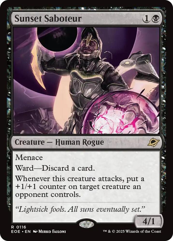 Sunset Saboteur-Edge of Eternities-R-Normal