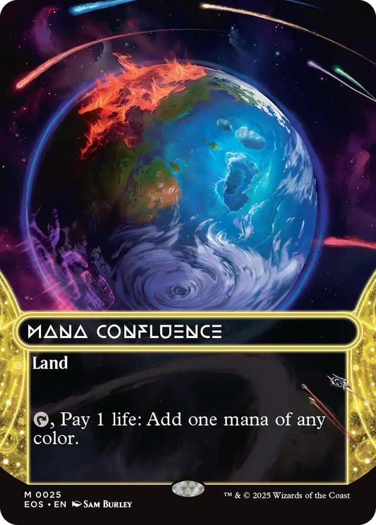 Mana Confluence (0025) (Borderless)-Edge of Eternities: Stellar Sights-M-Normal