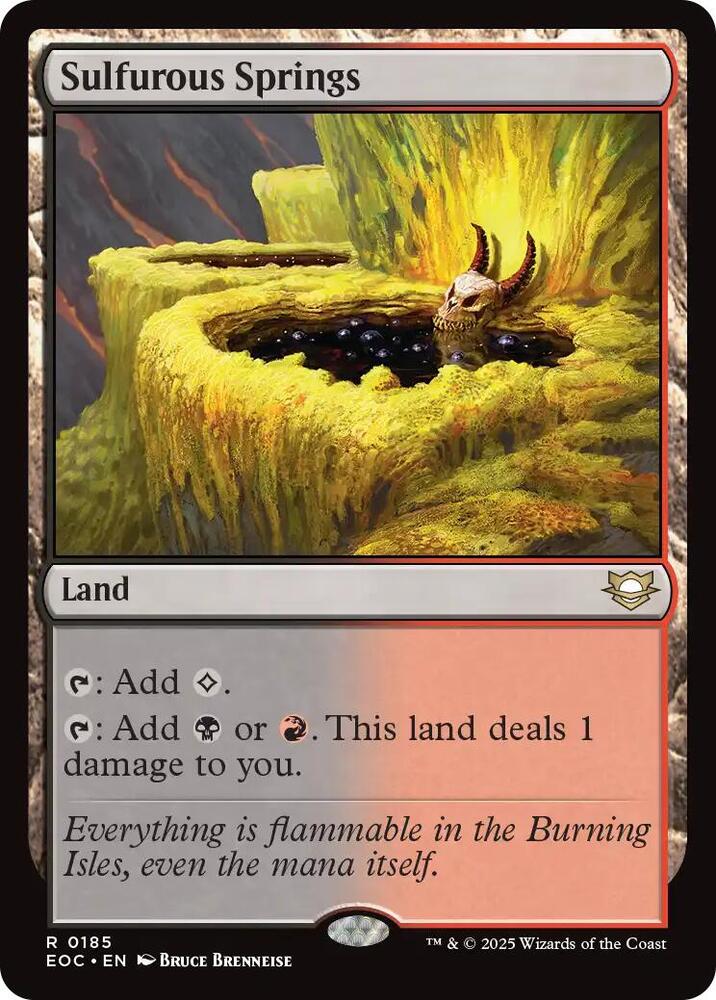 Sulfurous Springs-Commander: Edge of Eternities-R-Normal