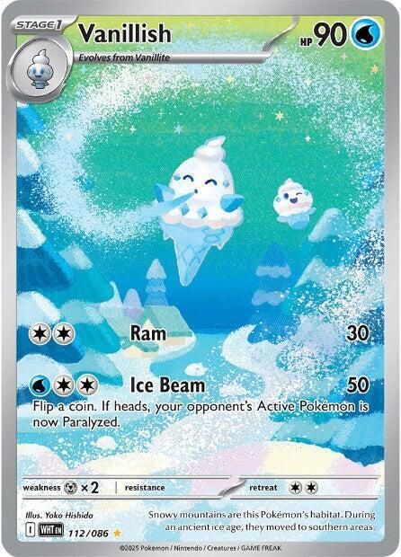 Vanillish - 112/086-SV: White Flare-Illustration Rare-Holofoil