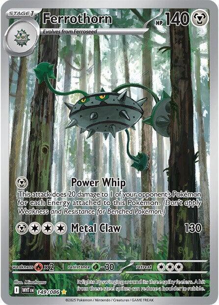 Ferrothorn - 149/086-SV: White Flare-Illustration Rare-Holofoil