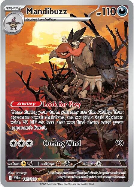 Mandibuzz - 145/086-SV: White Flare-Illustration Rare-Holofoil