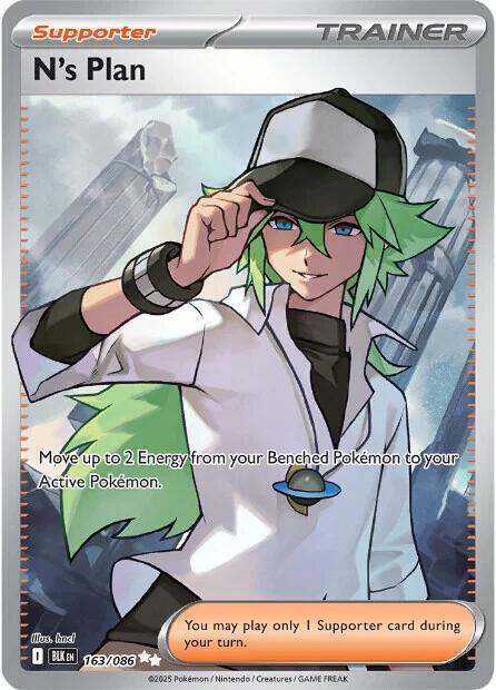 N's Plan - 163/086-SV: Black Bolt-Ultra Rare-Holofoil
