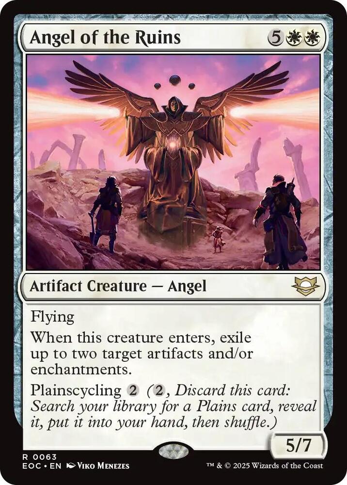 Angel of the Ruins-Commander: Edge of Eternities-R-Normal
