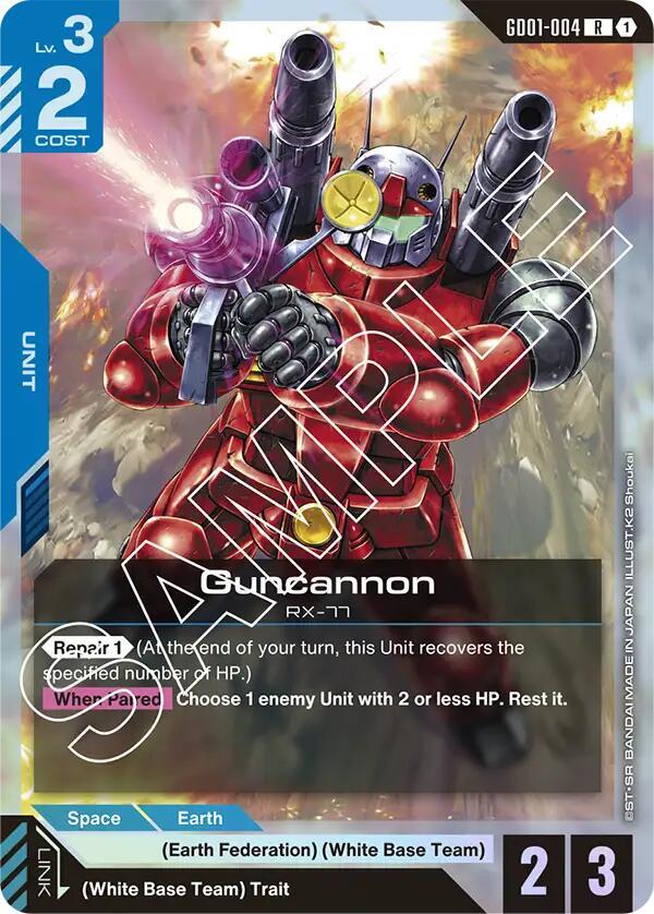 Guncannon-Newtype Rising-Rare-Holofoil