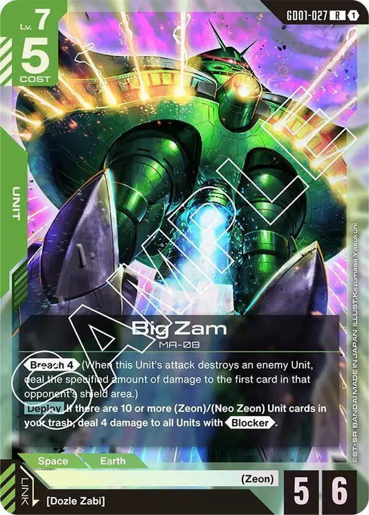 Big Zam-Newtype Rising-Rare-Holofoil