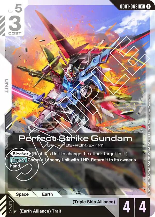 Perfect Strike Gundam-Newtype Rising-Rare-Holofoil