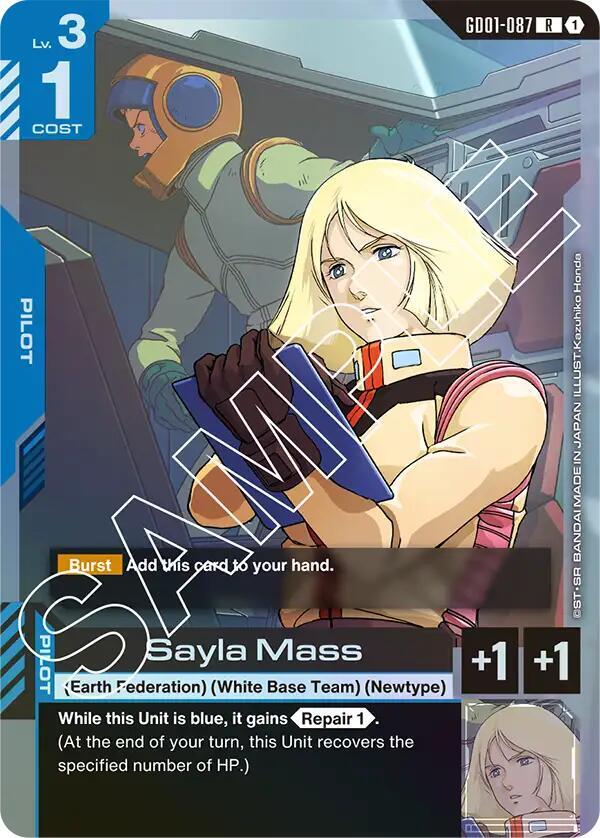 Sayla Mass-Newtype Rising-Rare-Holofoil