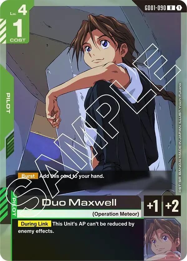 Duo Maxwell-Newtype Rising-Rare-Holofoil