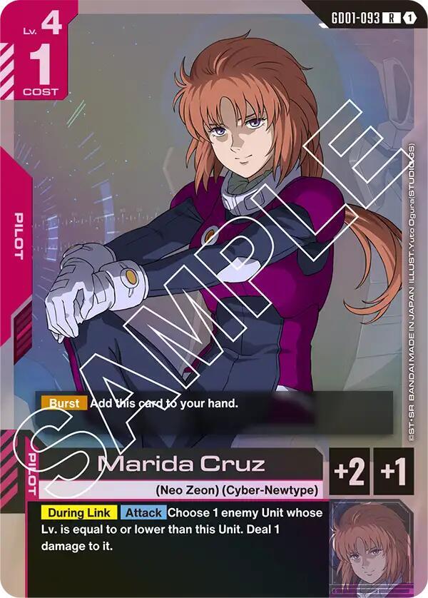 Marida Cruz-Newtype Rising-Rare-Holofoil
