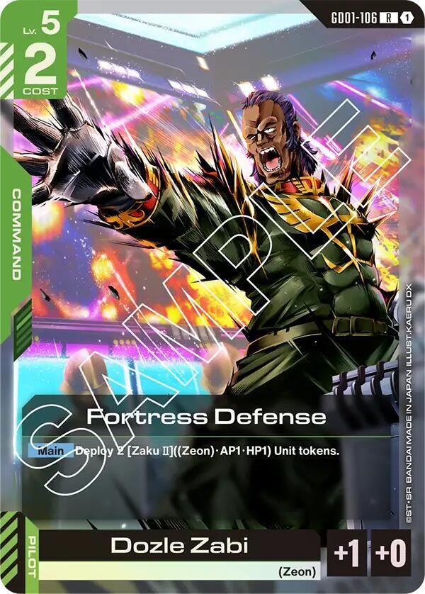 Fortress Defense-Newtype Rising-Rare-Holofoil