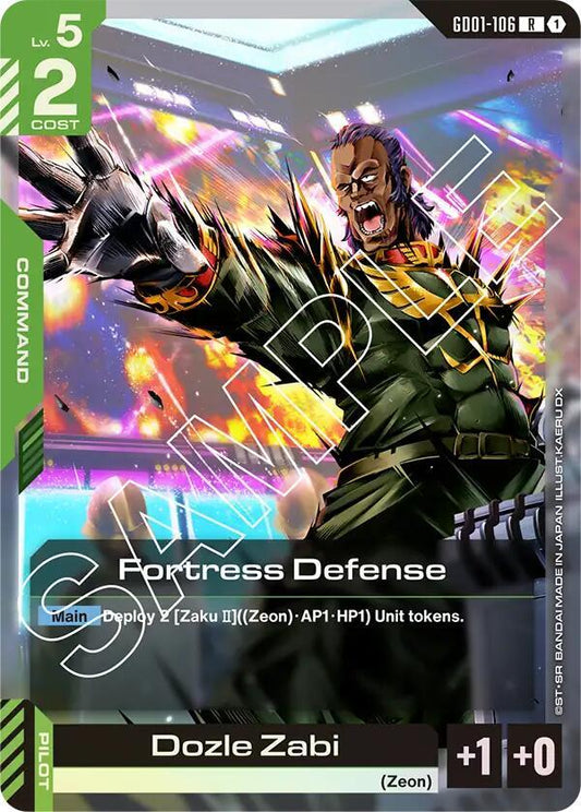 Fortress Defense-Newtype Rising-Rare-Holofoil