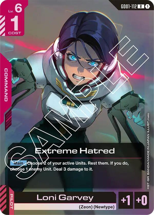 Extreme Hatred-Newtype Rising-Rare-Holofoil