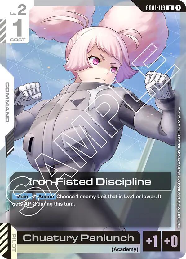 Iron-Fisted Discipline-Newtype Rising-Rare-Holofoil