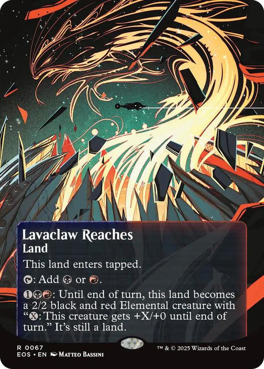 Lavaclaw Reaches (0067) (Borderless)-Edge of Eternities: Stellar Sights-R-Normal
