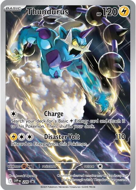 Thundurus - 209-SV: Scarlet & Violet Promo Cards-Promo-Holofoil