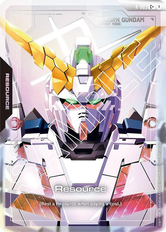 Resource (R-003) (C+)-Newtype Rising-C+-Holofoil
