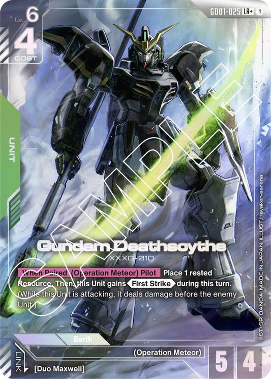 Gundam Deathscythe (GD01-025) (LR+)-Newtype Rising-LR+-Holofoil