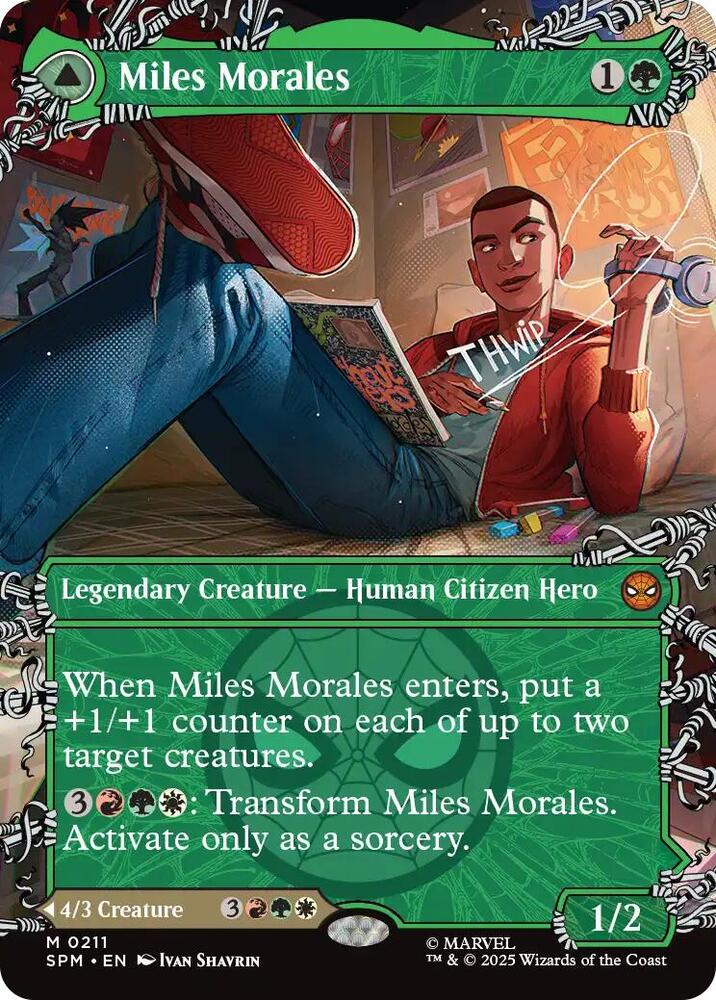 Miles Morales (0211) (Borderless)-Marvel's Spider-Man-M-Normal