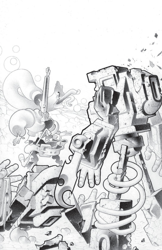 Faceless And The Family Maze Of The Mechanical Aliens #3 Cover C 1 in 10 Matt Lesniewski Variant