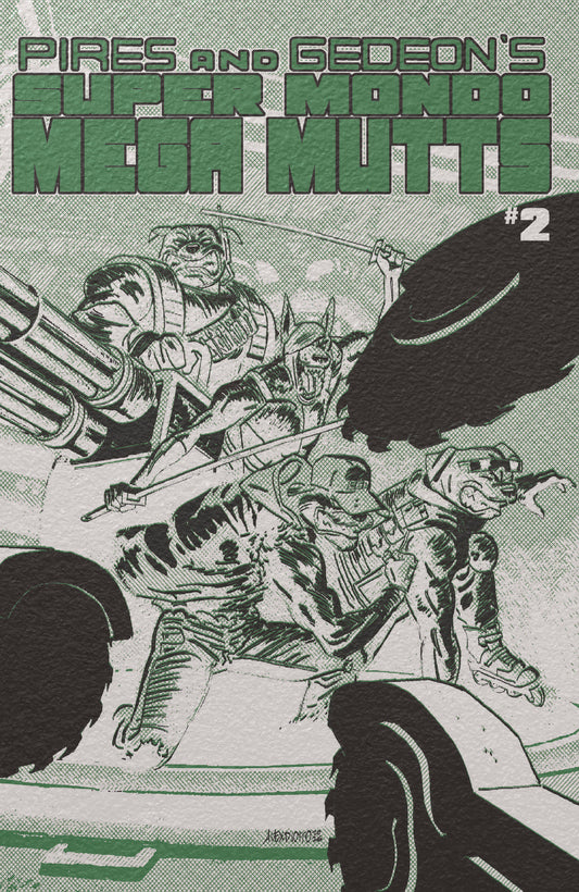 Super Mondo Mega Mutts #2 Cover E Alex Diotto Foil Variant